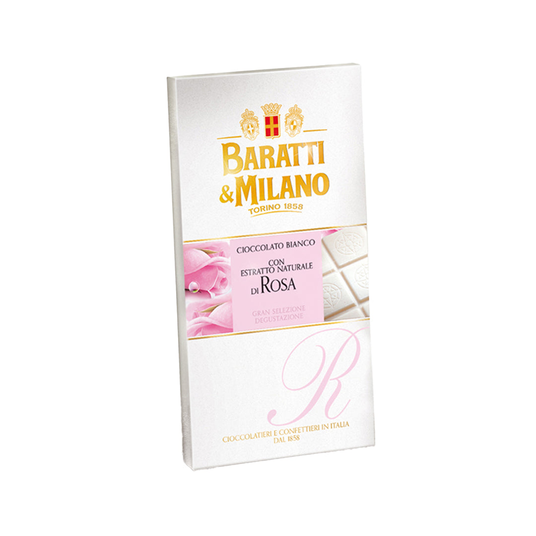 White Chocolate with Rose 75g
