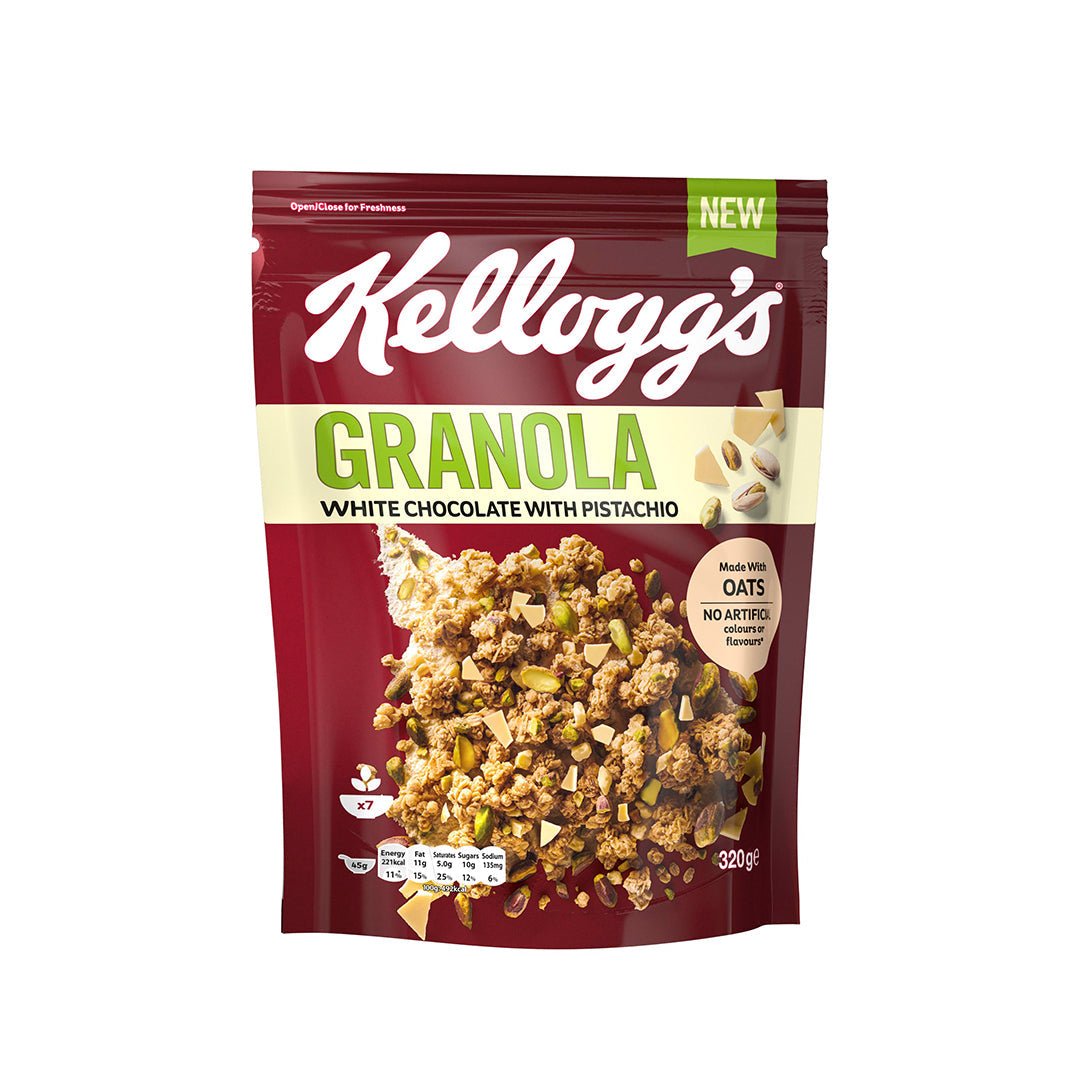 Granola White Chocolate & Pistachios 320g