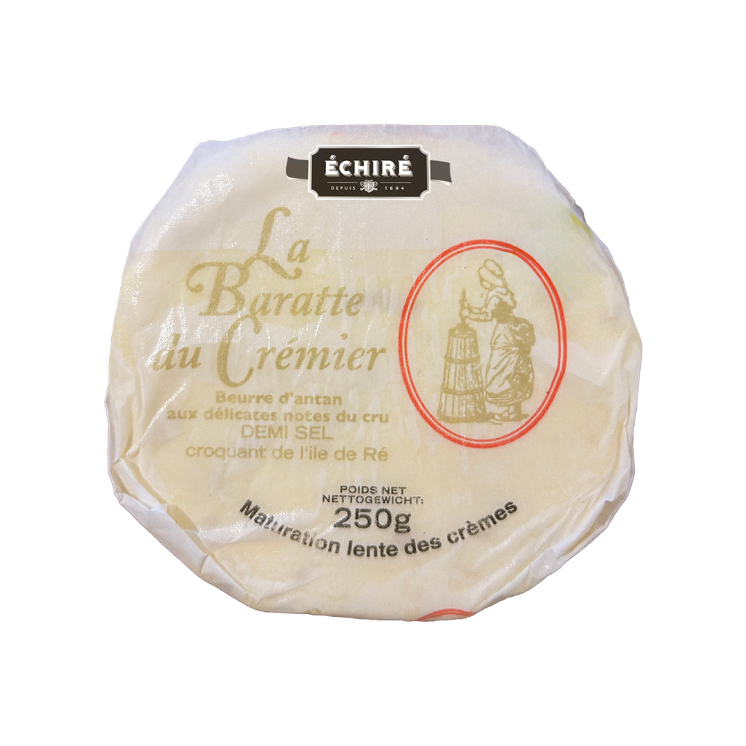 La Baratte du Crémier with Salt Rocks from Île de Ré – Salted Butter 250g