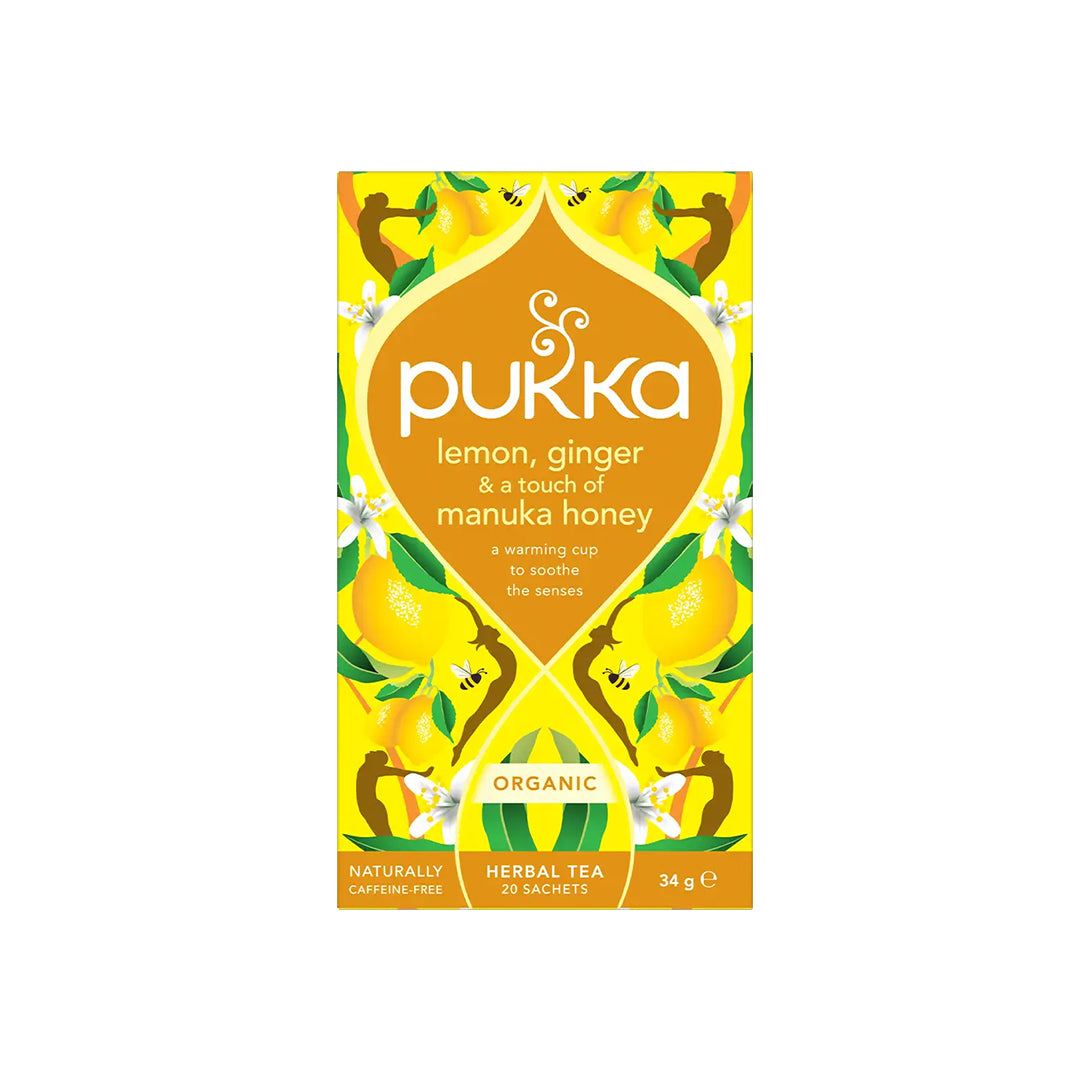 Lemon Ginger Manuka Tea 20 Bags