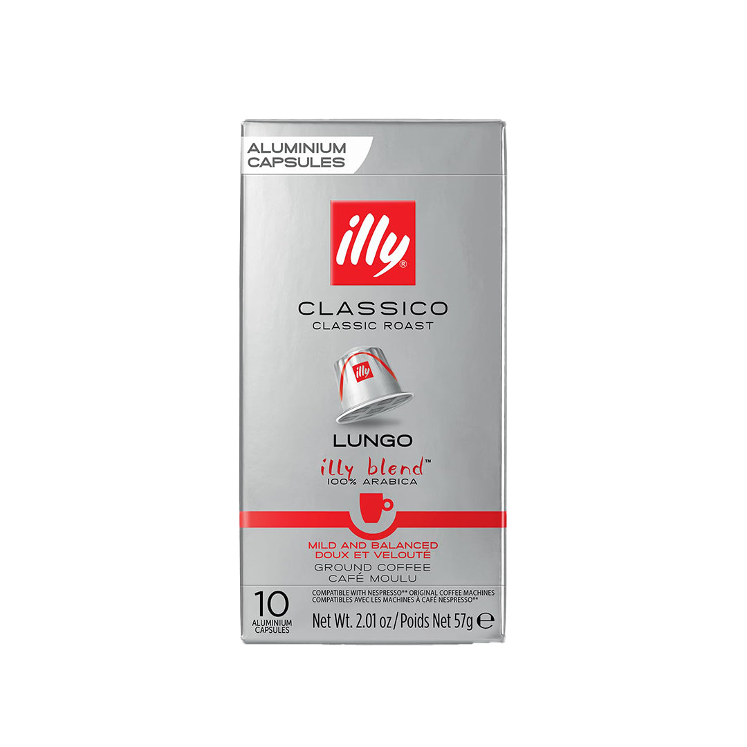 Illy Classic Roast Lungo – 10 Capsules