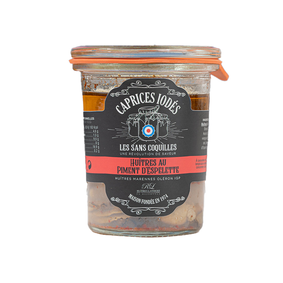 Huîtres au Piment d'Espelette 292g