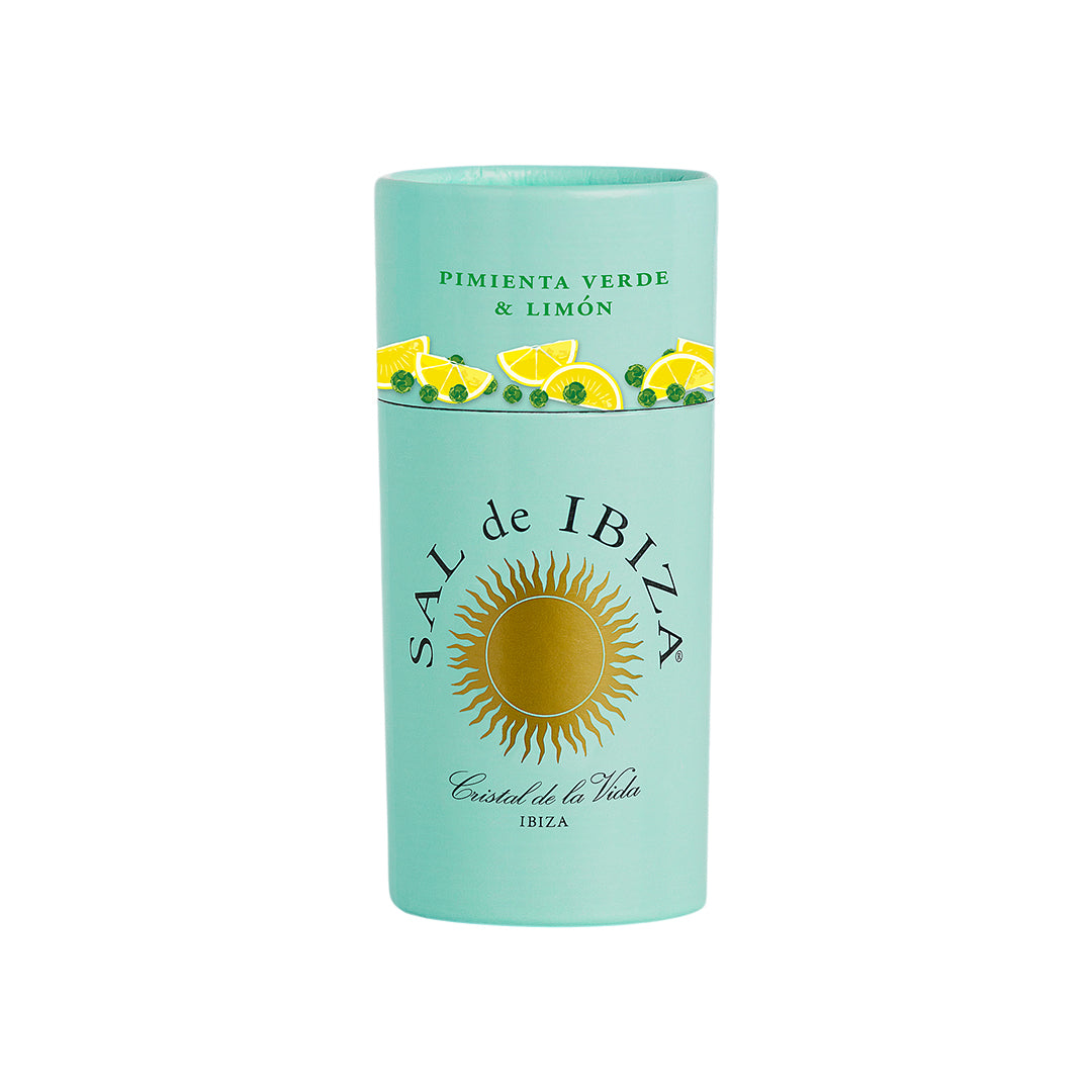 Sal De Ibiza Sea Salt With Green Pepper & Lemon 85g