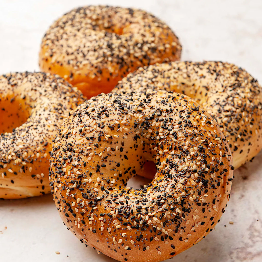 Clement Mixed Seeds Bagels (Frozen)- Pack of 6x120g