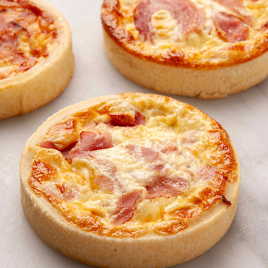 Clement Ham Quiche (Frozen)- Pack of 4x130g
