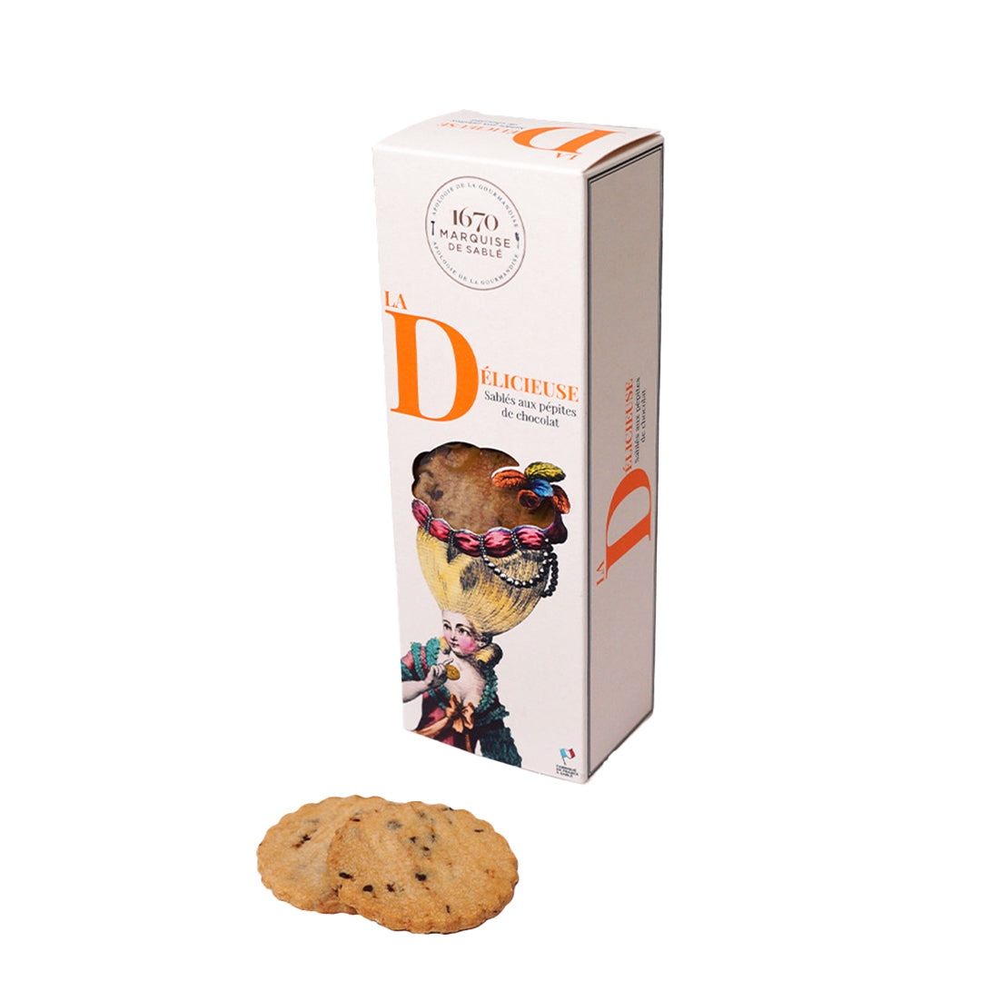 Biscuits Sablés aux Pépites de Chocolat 125g