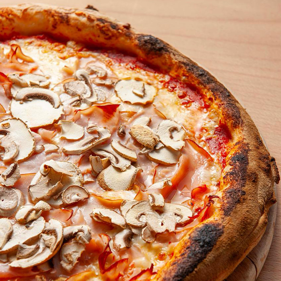 Clement Sourdough Ham & Fresh Mushroom Pizza 520g – 26cm