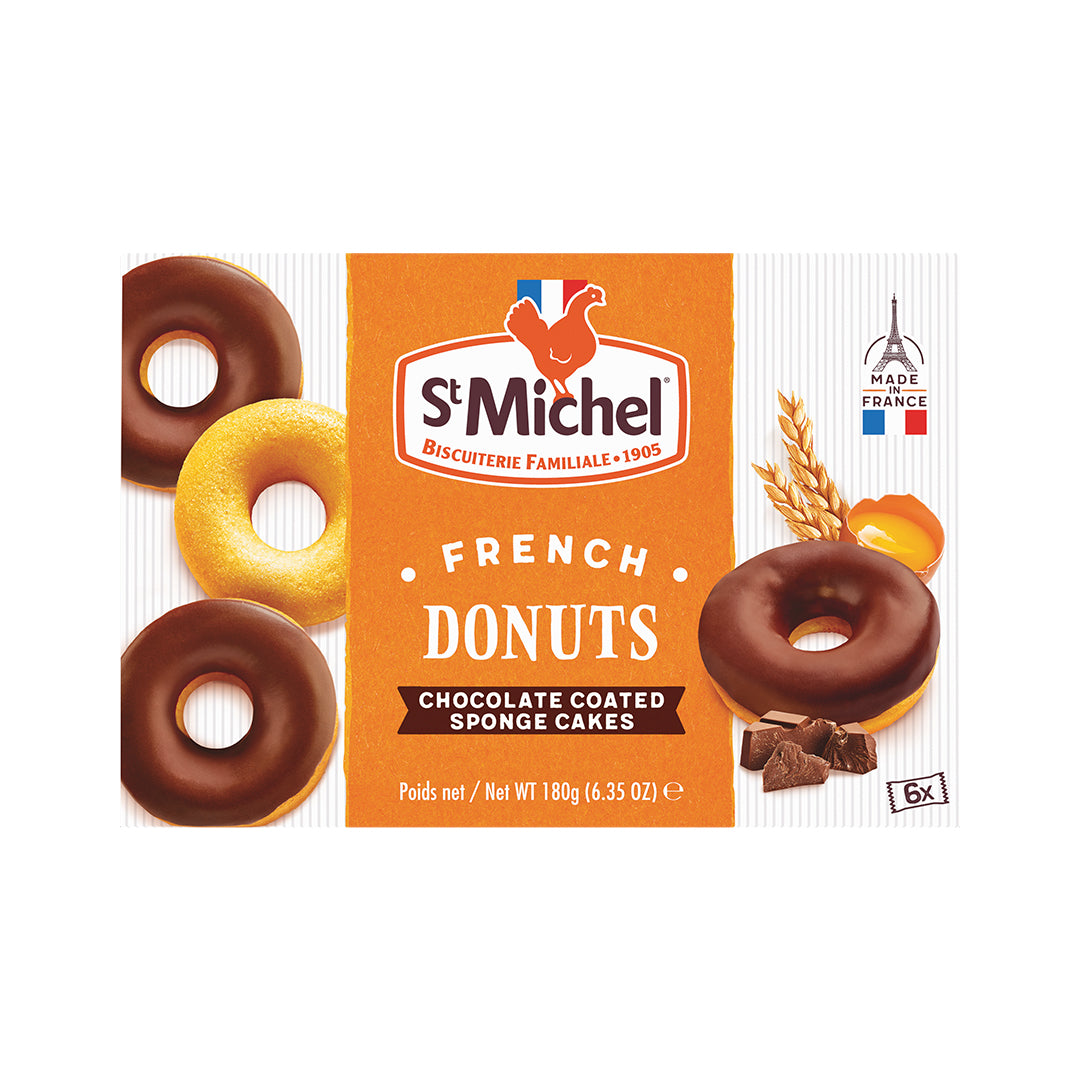 French Donuts Chocolate Coated - 6 pcs
