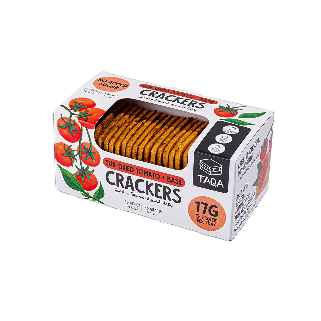Tomato Basil Crackers 125g
