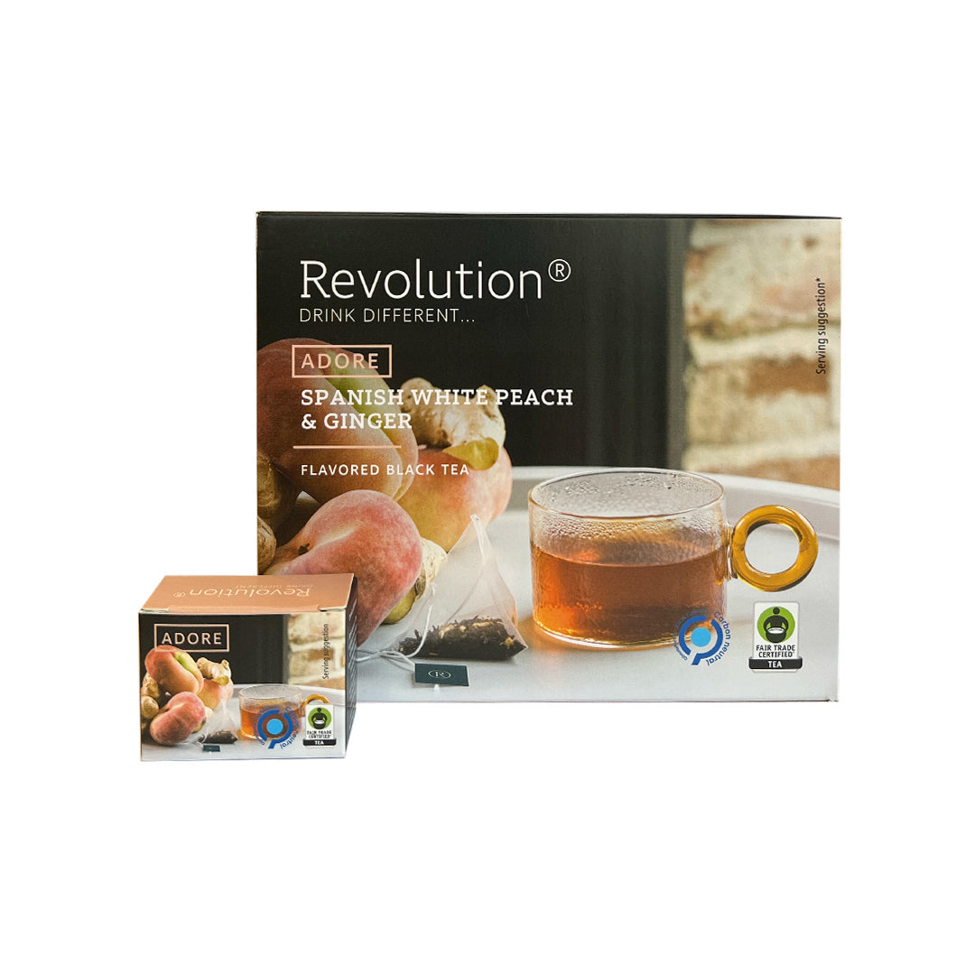 Spanish White Peach & Ginger Black Tea 'Adore' - 30 bags