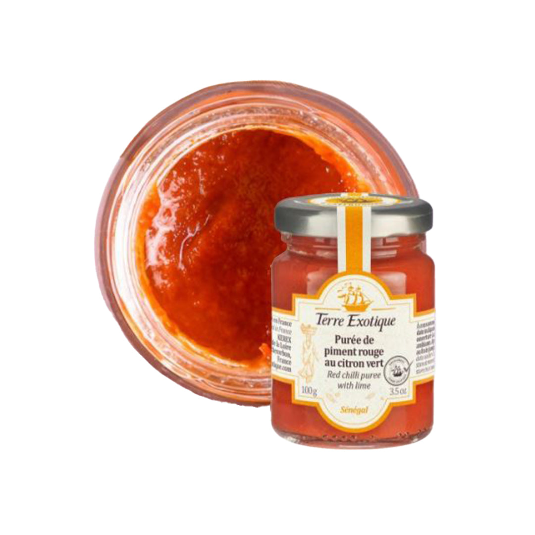 Purée de Piment Rouge au Citron Vert 100 g