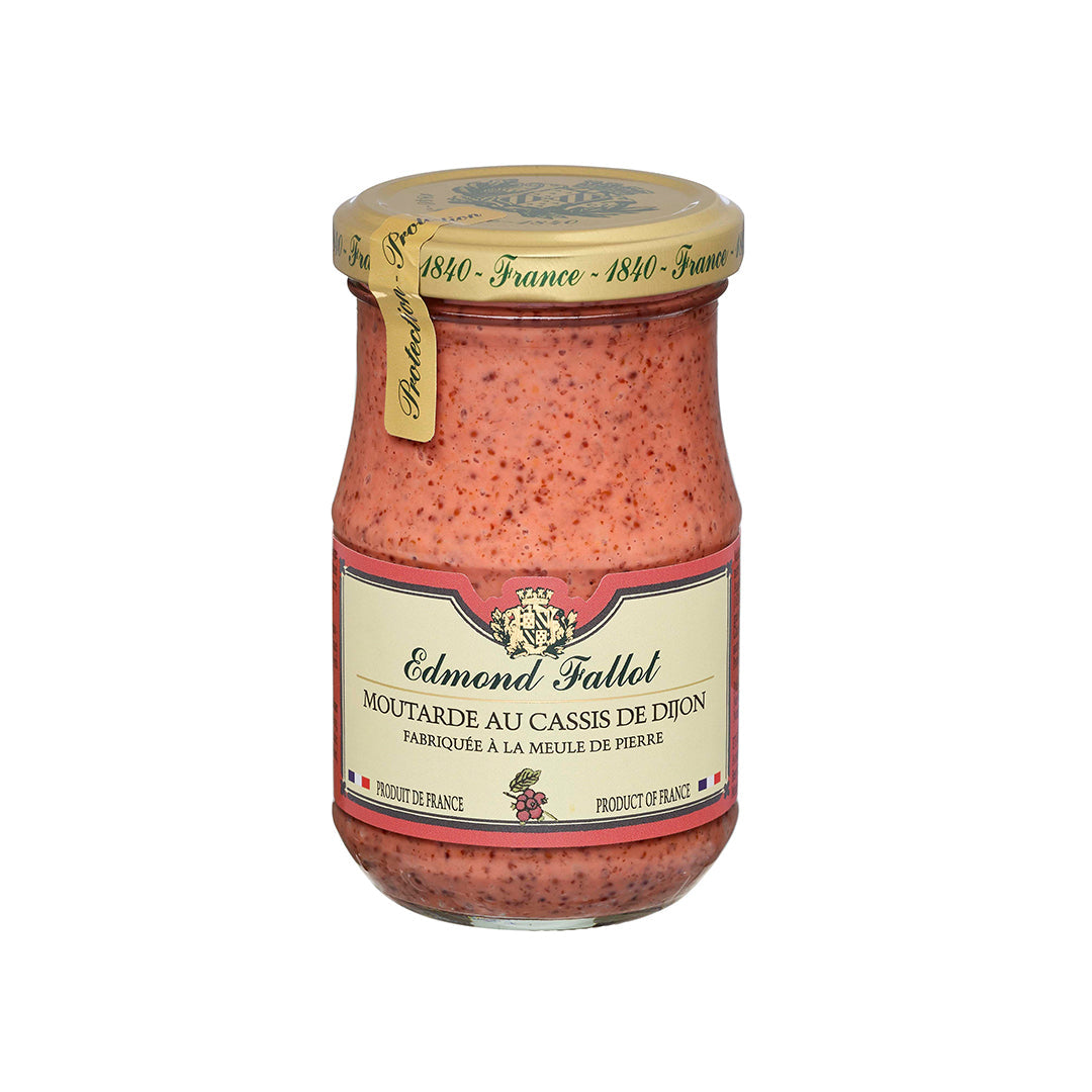 Moutarde au Cassis de Dijon au Vin Blanc 210ml