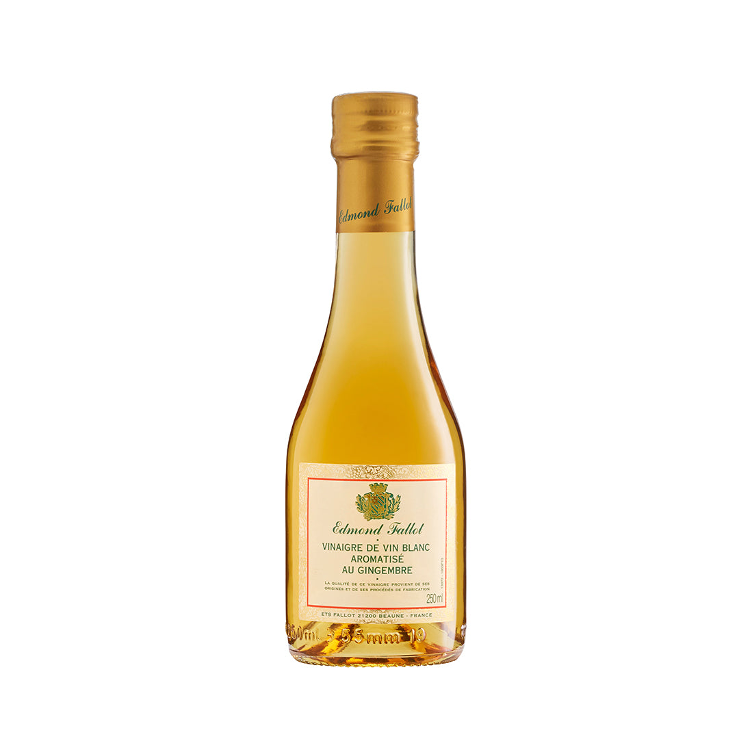 Vinaigre de Vin Blanc Aromatisé au Gingembre 250ml