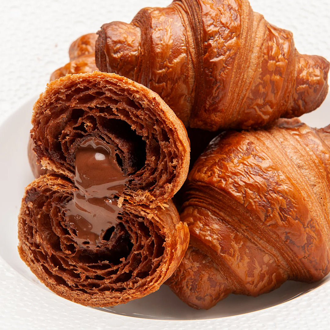 Clement Mini Triple Chocolate Croissant (Frozen)– Pack of 12x32g