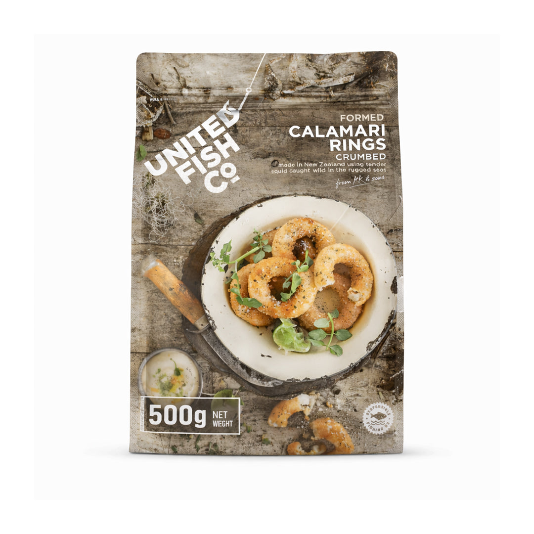 Breaded Calamari Rings (Squids) New Zealand Origin 500g