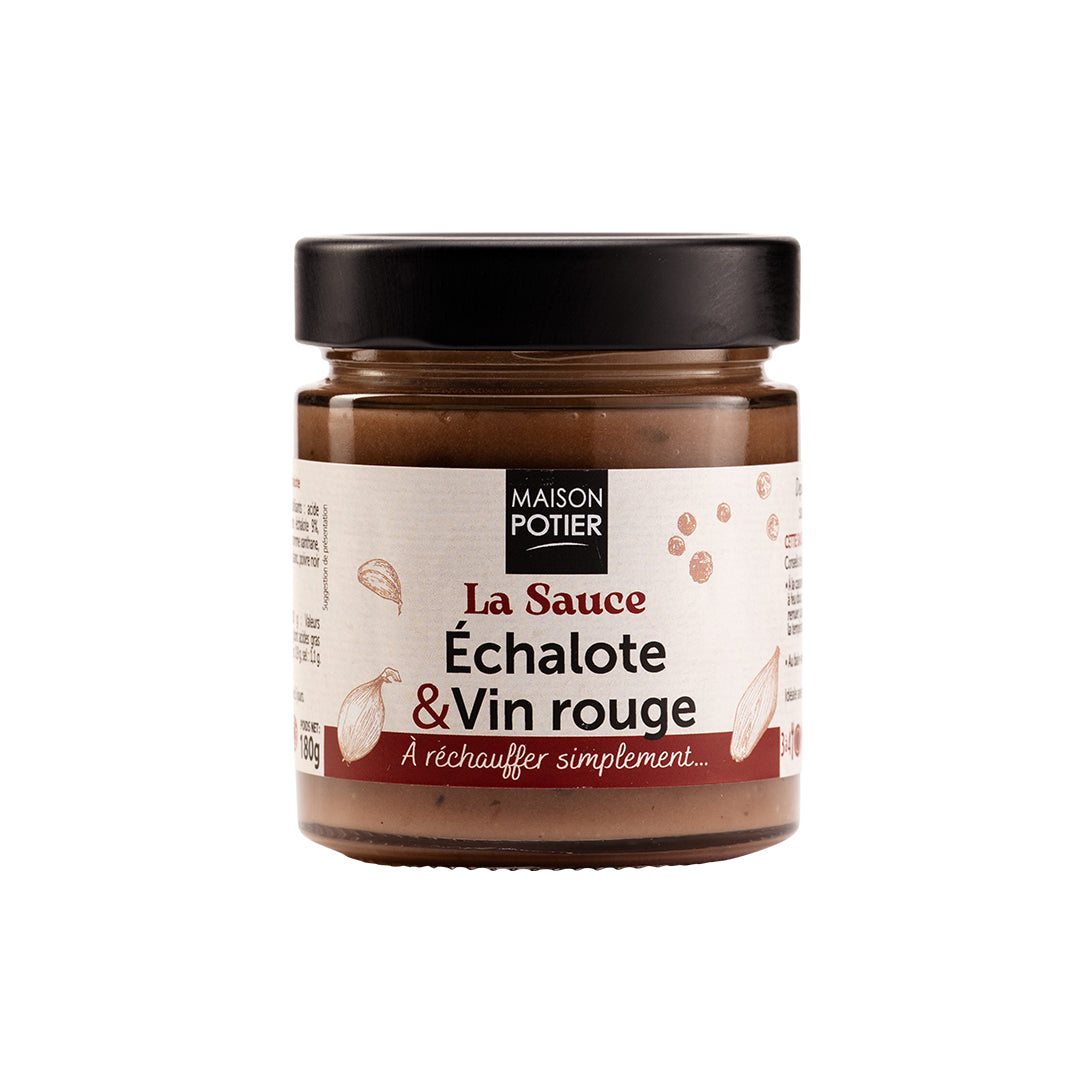 Sauce Échalote & Vin Rouge 180g