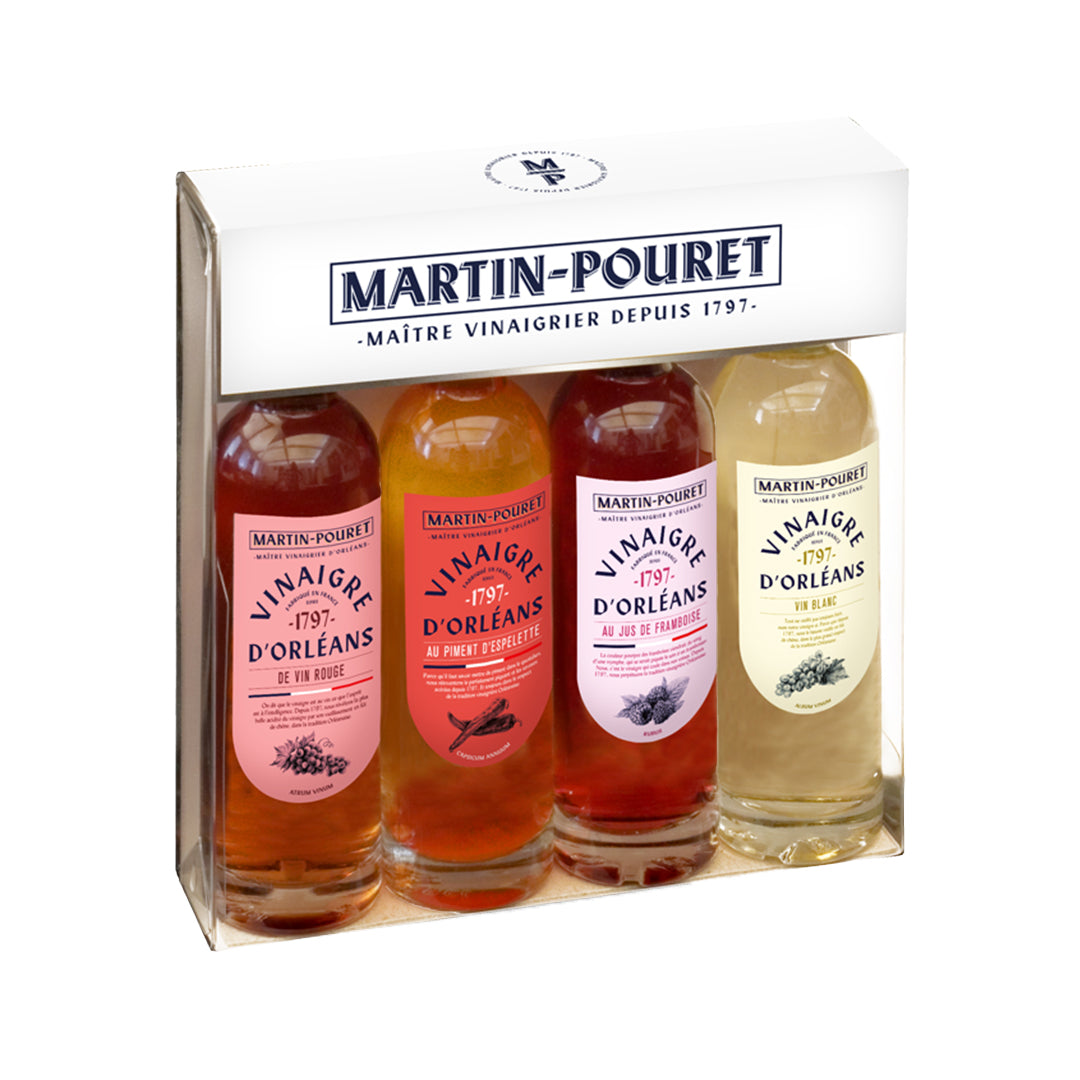 Coffret Découverte Vinaigres d’Orléans 4 x 100ml