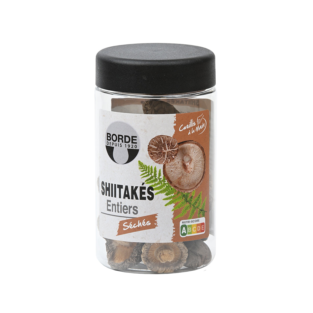 Shiitakés Entiers Séchés 30g