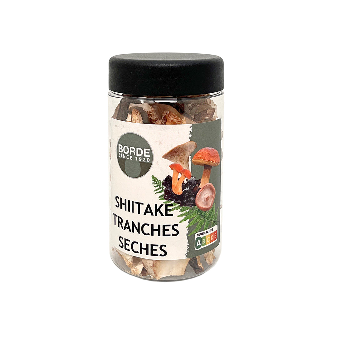Shiitakés Tranchés Séchés 25g