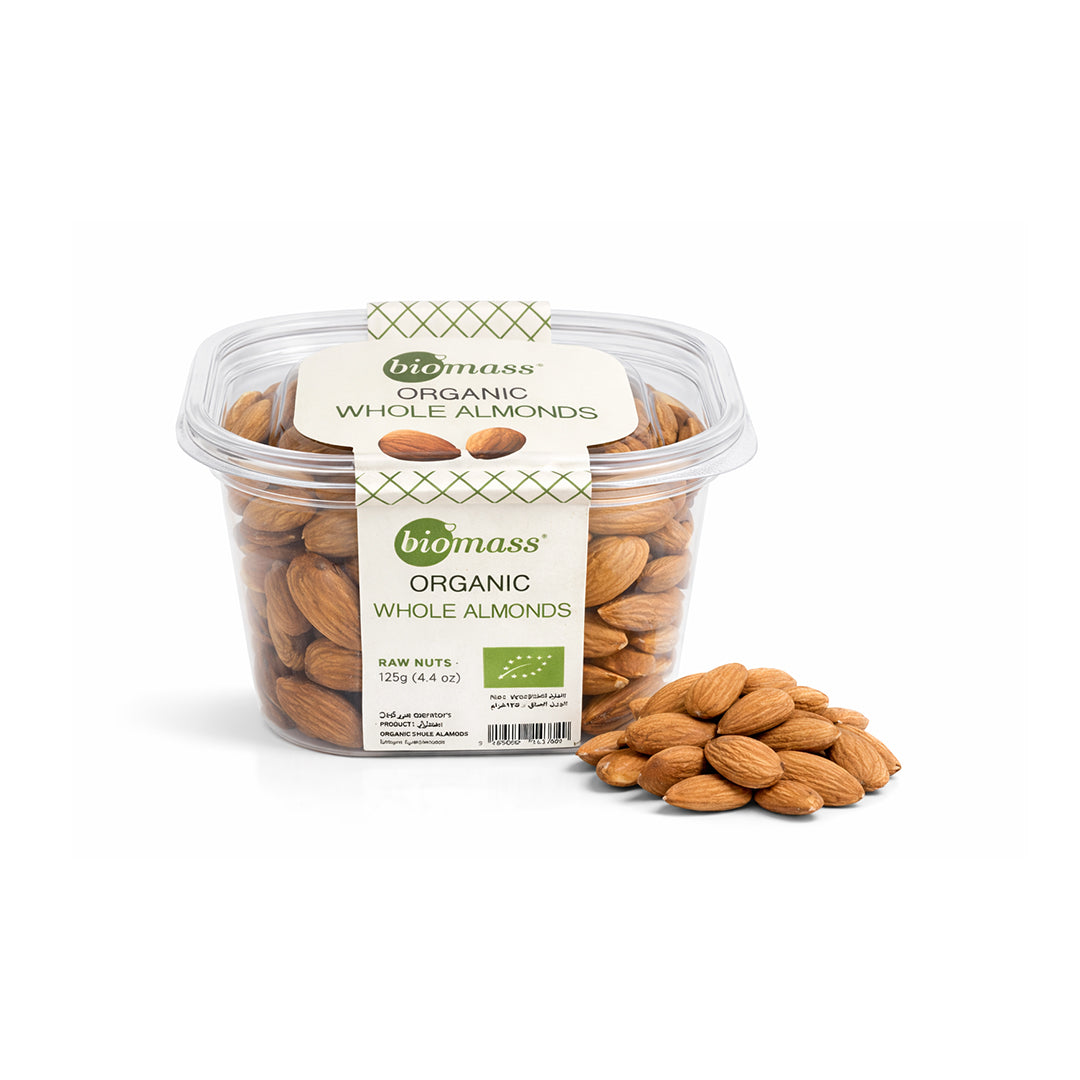 Organic Raw Almonds 125g