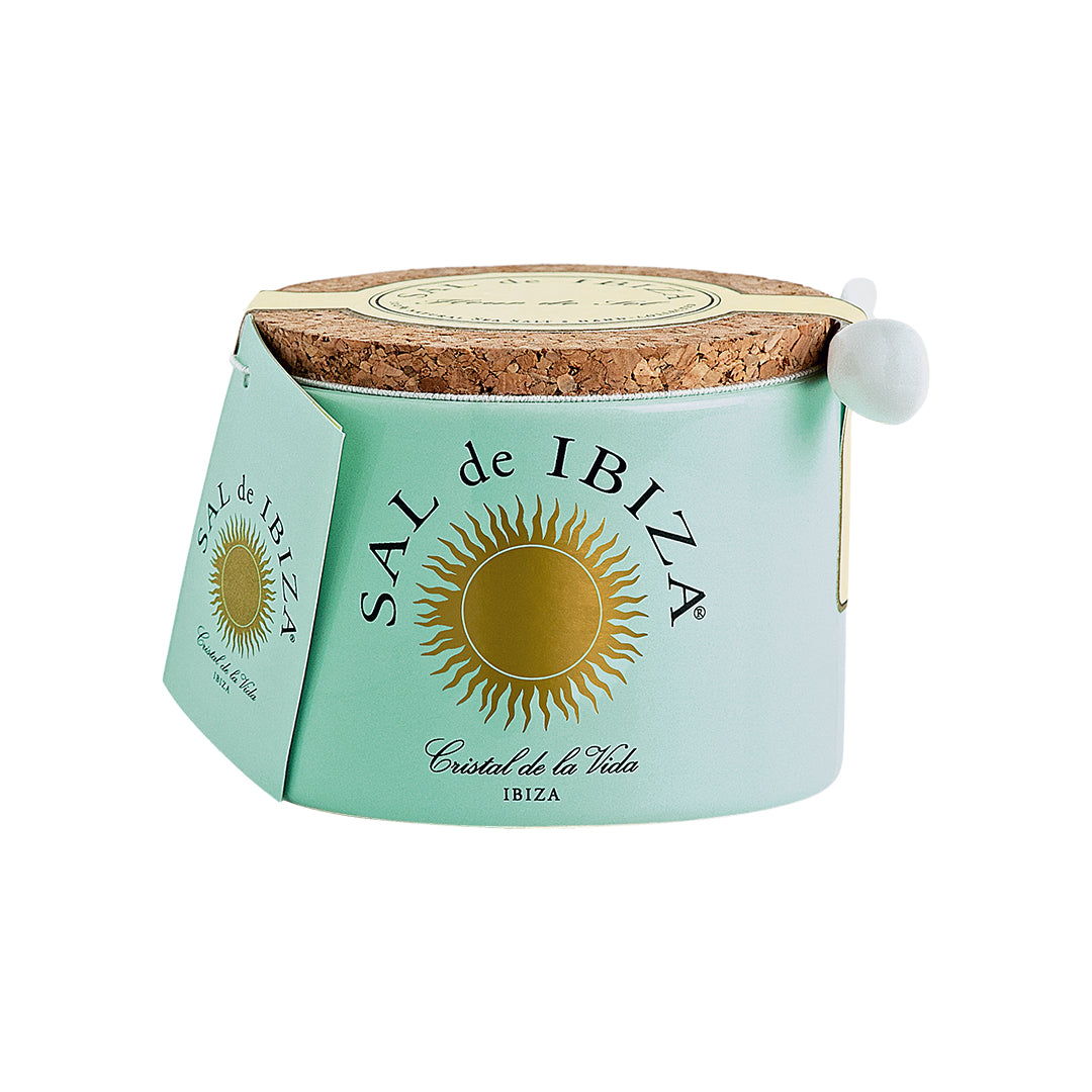 Sal De Ibiza Fleur De Sel Natural Sea Salt (Ceramic Pot) 150g