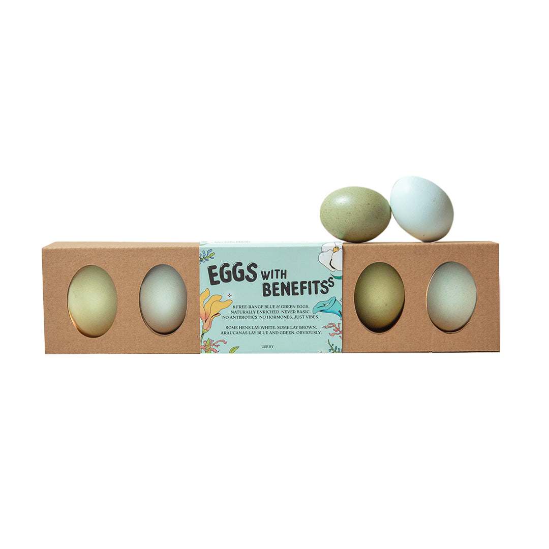 Free-Range Enriched Eggs - 6 pcs