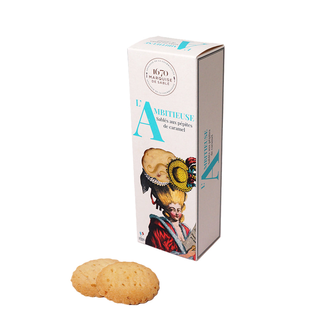 Biscuits Sablés aux Pépites de Caramel 125g