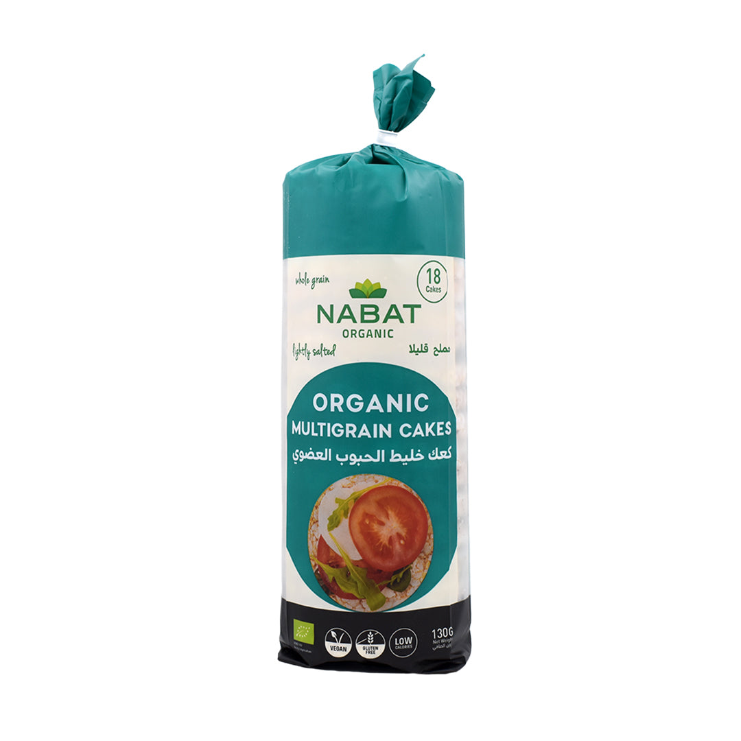 Nabat Organic Multigrain Cakes Lightly Salted 130g