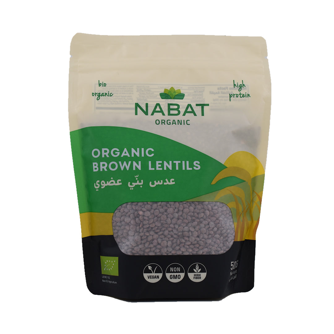 Nabat Organic Brown Lentils 500g