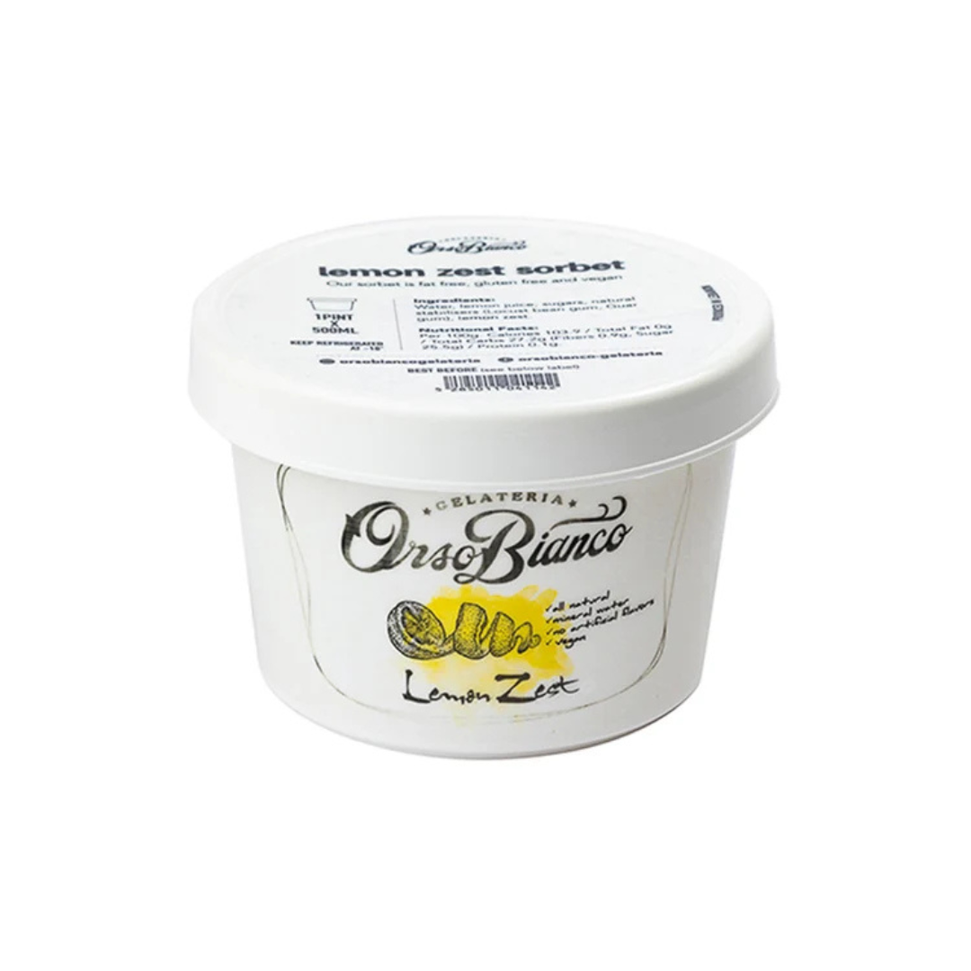 Lemon Zest Sorbet 500ml