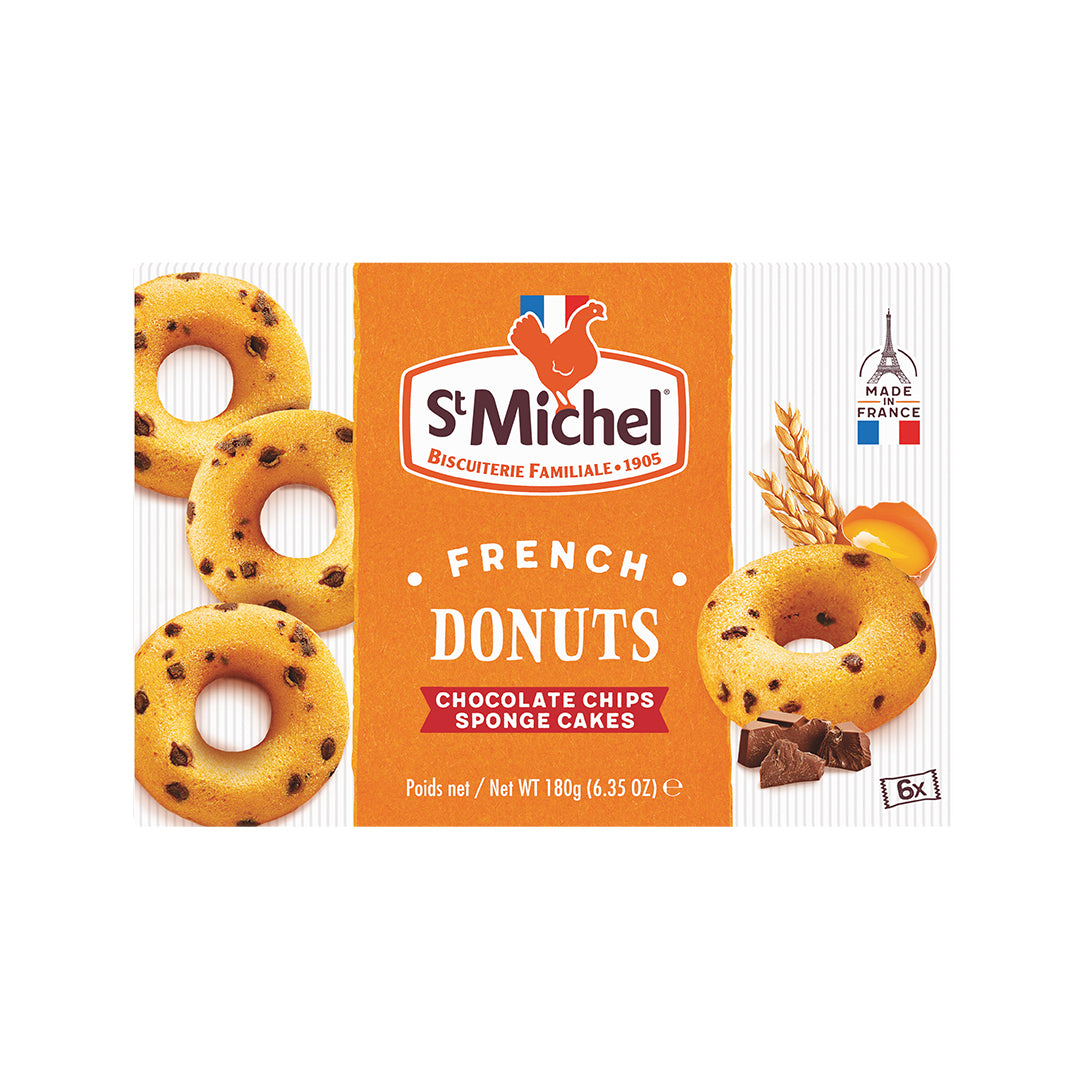 French Donuts Chocolate Chips - 6 pcs