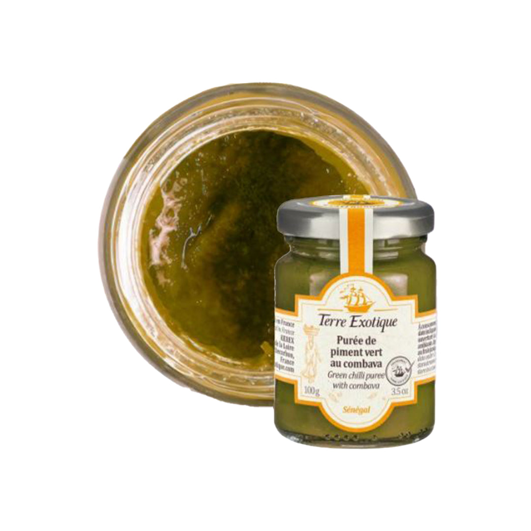 Purée de Piment Vert au Combava 100 g